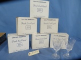 14 FRENCH LEAD CRYSTAL GOBLETS BY .M. DALTON