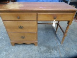 MAPLE KNEE HOLE DESK  42 X 19