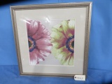 FRAMED POPPY PRINT  25 X 28