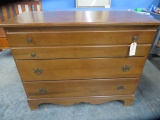 3 DRAWER MAPLE CHEST  42 X 19 X 34