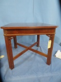 CHIPPENDALE END TABLE  24 X 27 X 21 T