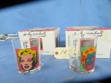 ANDY WARHOLS MARILYN OLD FASHIONED GLASSES