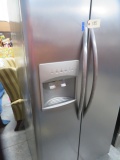 FRIGIDAIRE STAINLESS STEEL SIDE BY SIDE REFRIGERATOR