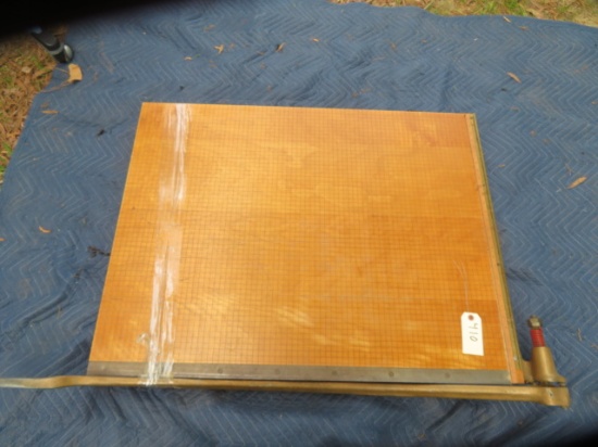 LRG. VINTAGE PAPER CUTTER  38 X 30