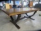 LARGE DINING TABLE W/ LEAF  86 X 46 - LEAF IS 20