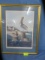 PELICAN POINT FRAMED PRINT  32 X 41