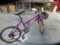 MURRAY GIRLS BIKE & HELMET- NEEDS BACK TIRE INTERTUBE