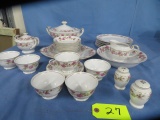 31 PCS. VALMONT CHINA- BRIAR ROSE