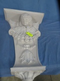 ANGEL SHELF W/ WALL DECORATION  39 X 26