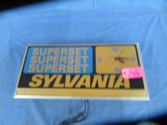 SYLVANIA CLOCK- WORKS BUT DOESN'T LIGHT UP