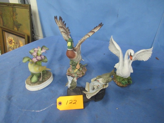 6 PCS. CERAMIC BIRDS