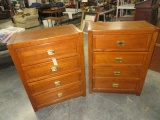 PAIR OF MATCHING  MODERN CHEST OF DRAWERS  32 X 18 X 42 T