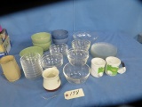 MISC. GLASSWARE- SOME PYREX
