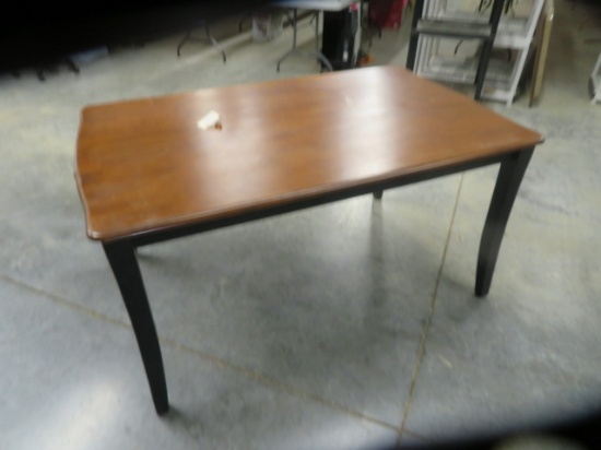 DINING TABLE W/ DRAWER ON EACH END  58 X 36