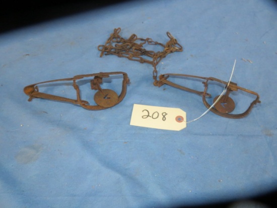 2 ANTIQUE TRAPS