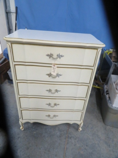 DIXIE FURNITURE PROVINCIAL CHEST OF DRAWERS