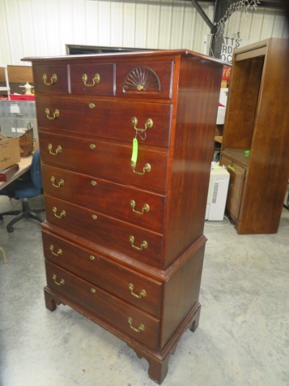 CHERRY CHEST OF DRAWERS BY STATTON TRUTYPE AMERICANA  37 X 19 X 63 T