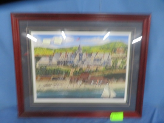 REDONDO BEACH MOTEL PRINT BY HERB FILLMORE  193 OF 750- 38 X 30