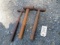 3 OLD MALLET HAMMERS