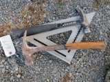 2 FRAMING HAMMERS AND LARGE SQUARE