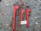 3 RIGID PIPE WRENCHES