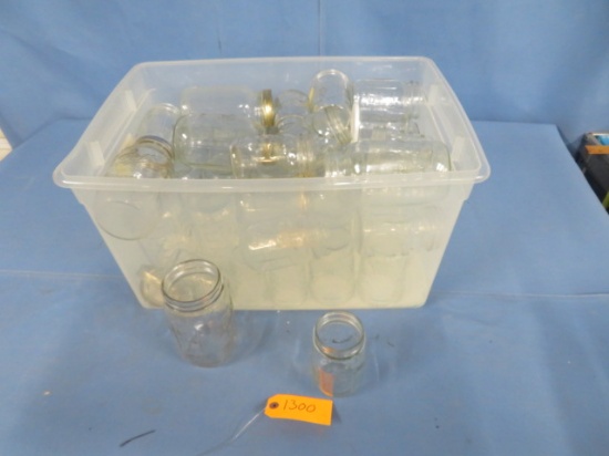 CONTAINER  OF CANNING JARS