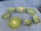 14 PCS. MAJOLICA LETTUCE LEAF DISHES