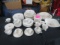 APPROX. 100 PCS. ENGLISH SPODE CHINA BILLINGSLEY ROSE