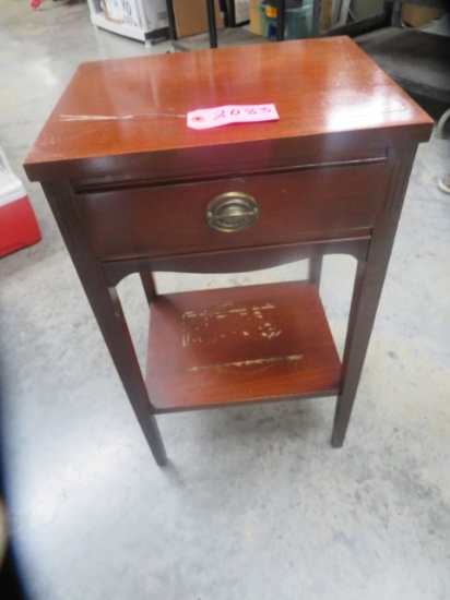 TALL NIGHT STAND /SIDE TABLE  27" T X 13 X 16