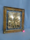 METAL DECORATIVE MIRROR  28 X 32