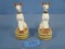 PAIR OF EGYPTIAN DOG STATUES  9