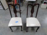 PAIR OF DINING CHAIRS