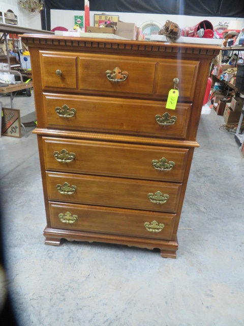 SUMTER CABINET CO. CHEST OF DRAWERS 38 X 19 X 54 | Proxibid