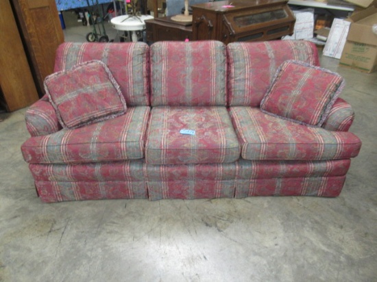 CLEAN FLORAL SOFA  85" L