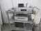 JVC RECEIVER AND SPEAKERS- CART NOT INCLUDED