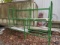 2 GREEN METAL RACKS