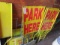 LARGE AMT. OF MISC. METAL SIGNS