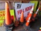 LARGE AMT. OF CONSTRUCTION CONES