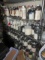 3 SHELVES OF PAINT SUPPLIES -  CONTENTS ONLY- NO SHELF