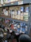 3 SHELVES OF PAINT SUPPLIES