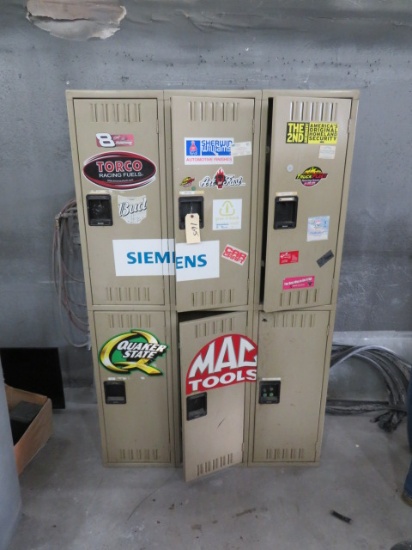 6 DOOR METAL LOCKER   45 X 72