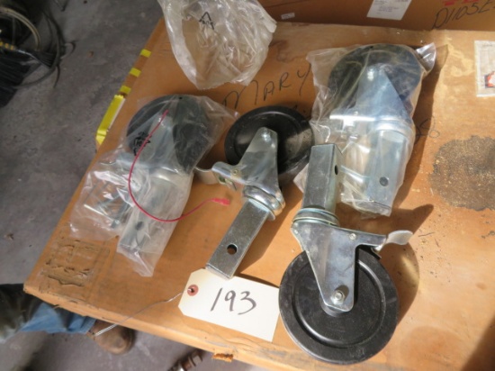 BOX OF CASTERS