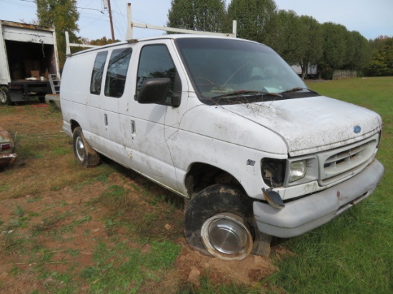 1997 FORD ECONOLINE VAN NO TITLE