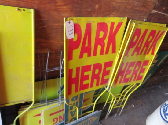 LARGE AMT. OF MISC. METAL SIGNS