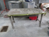 METAL WORK TABLE 5 FT. X 30