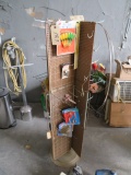 DISPLAY RACK WITH MISC.
