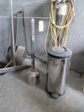 TRASH CAN AND RACK