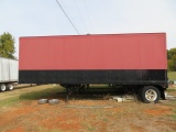 1986 MONOH RED PUP TRAILER W/ DOOR