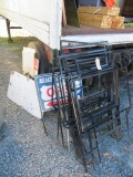 LRG. AMT OF METAL SIGN STANDS