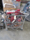ROLLING RACK AND CONTENTS, PIPE BENDING ITEMS